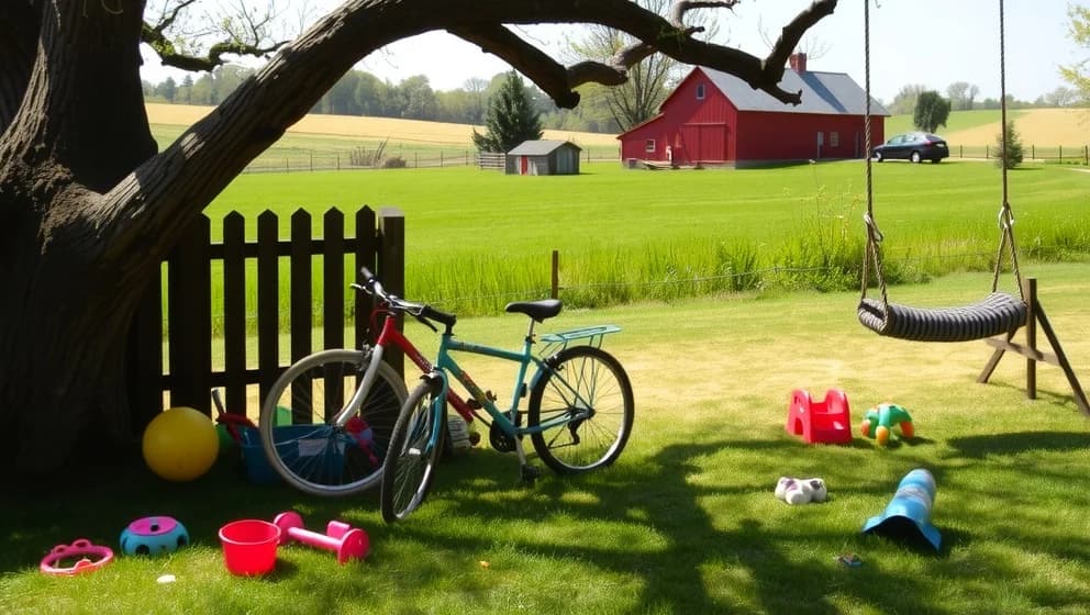Anna Lisa Herascu barn växer upp på gården